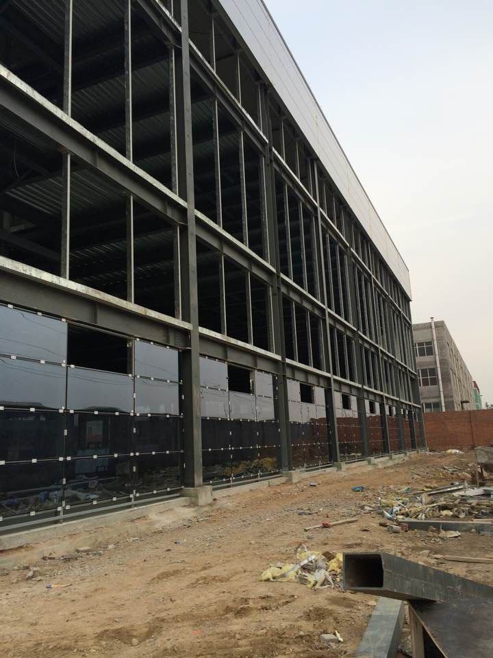 Prefabricated Structural Steel Workshop For Windows And Doors Production