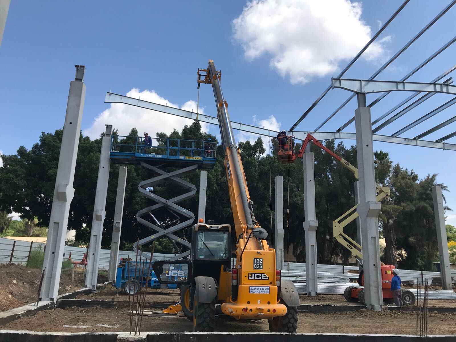 Steel Structure Logistics Warehouse In Israel