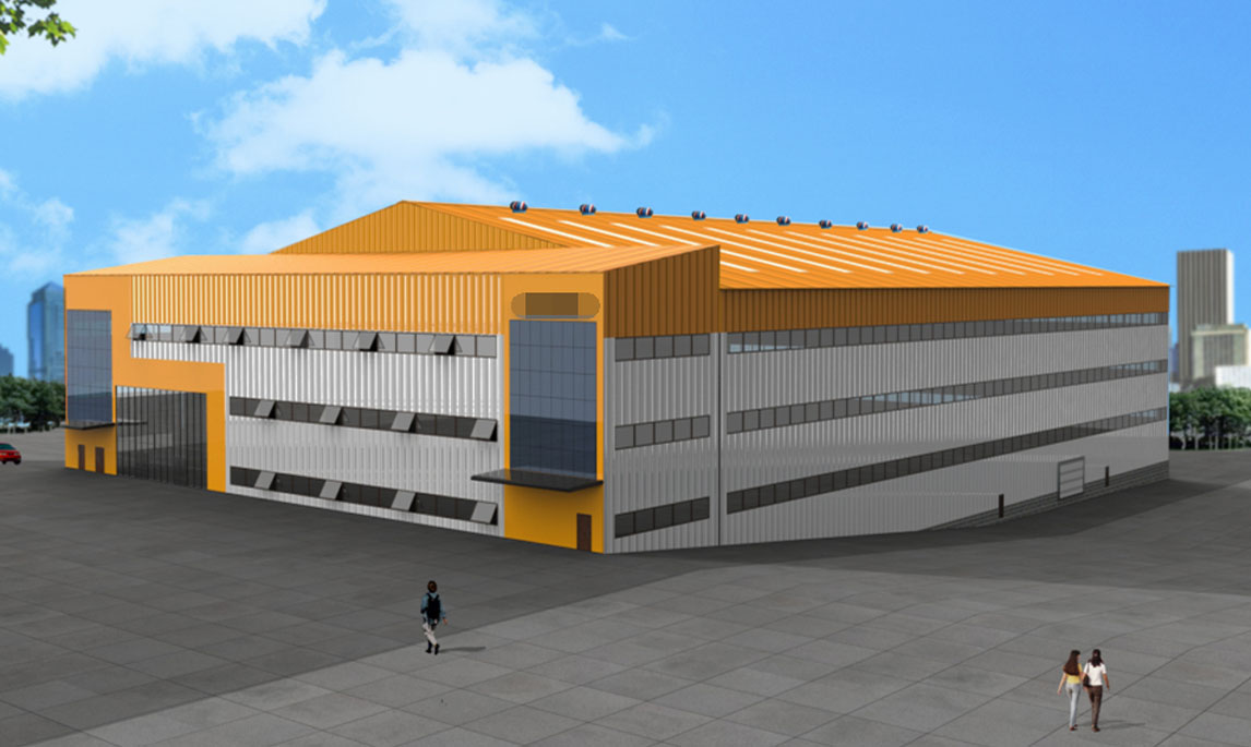 Prefabricated Steel Structure Warehouse Building in Algeria