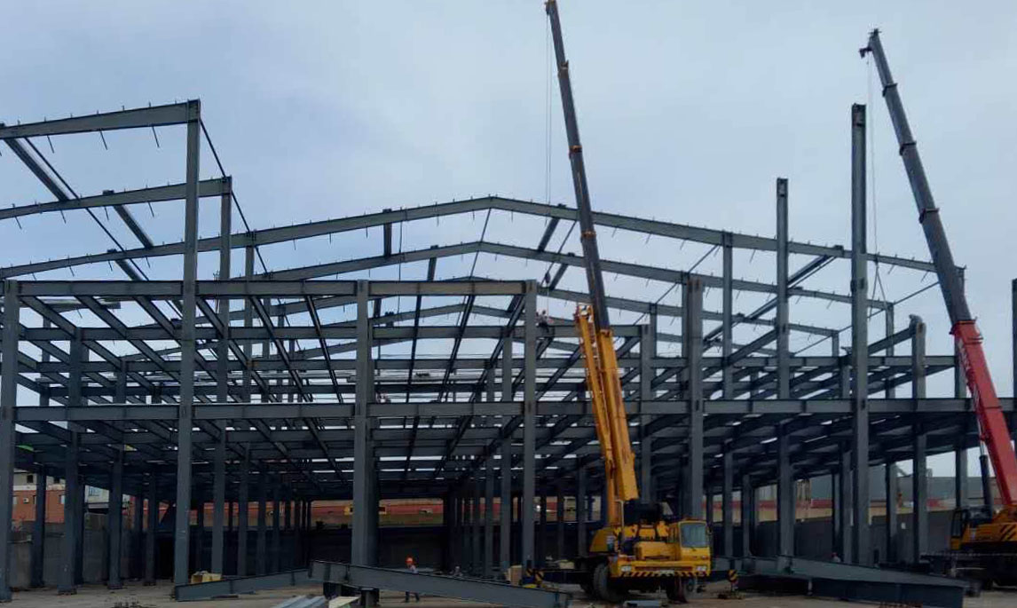 Prefabricated steel construction in Algeria