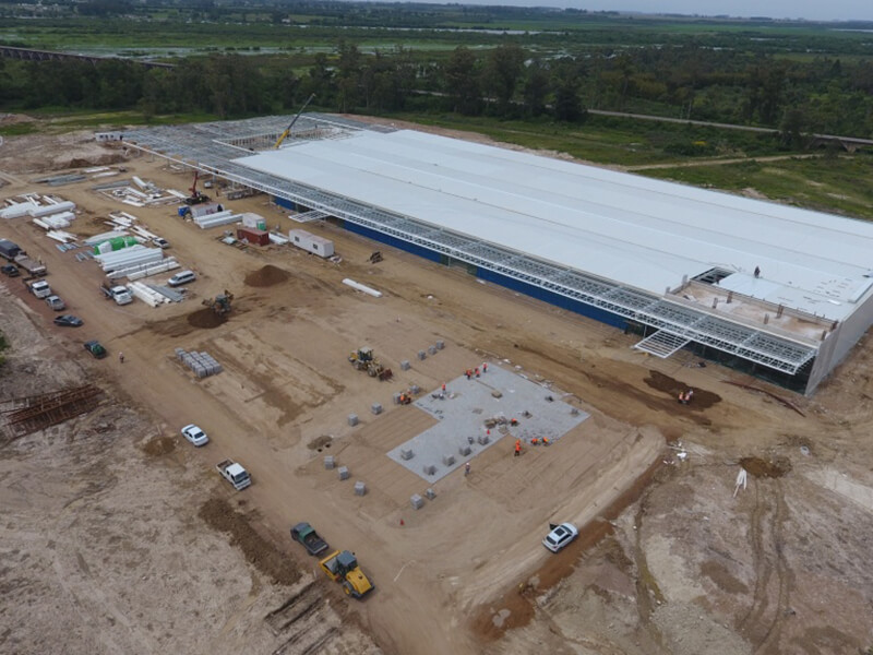 Uruguay steel structural shopping center