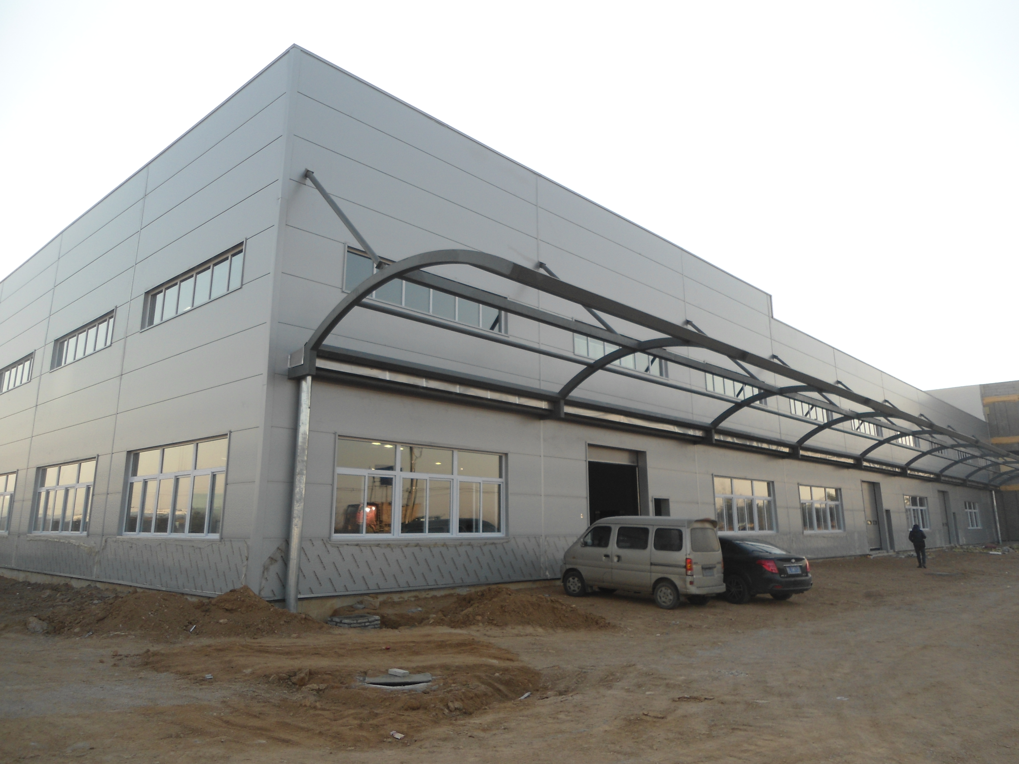 Prefab Steel Structure Car Workshop Building