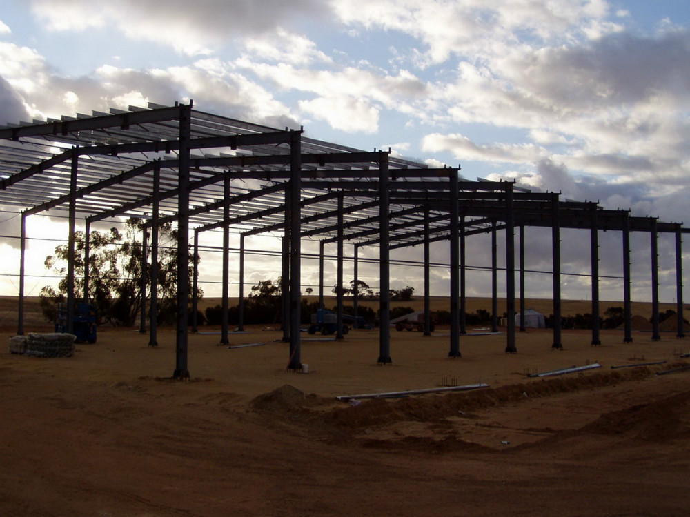 Steel structure warehouse in Africa