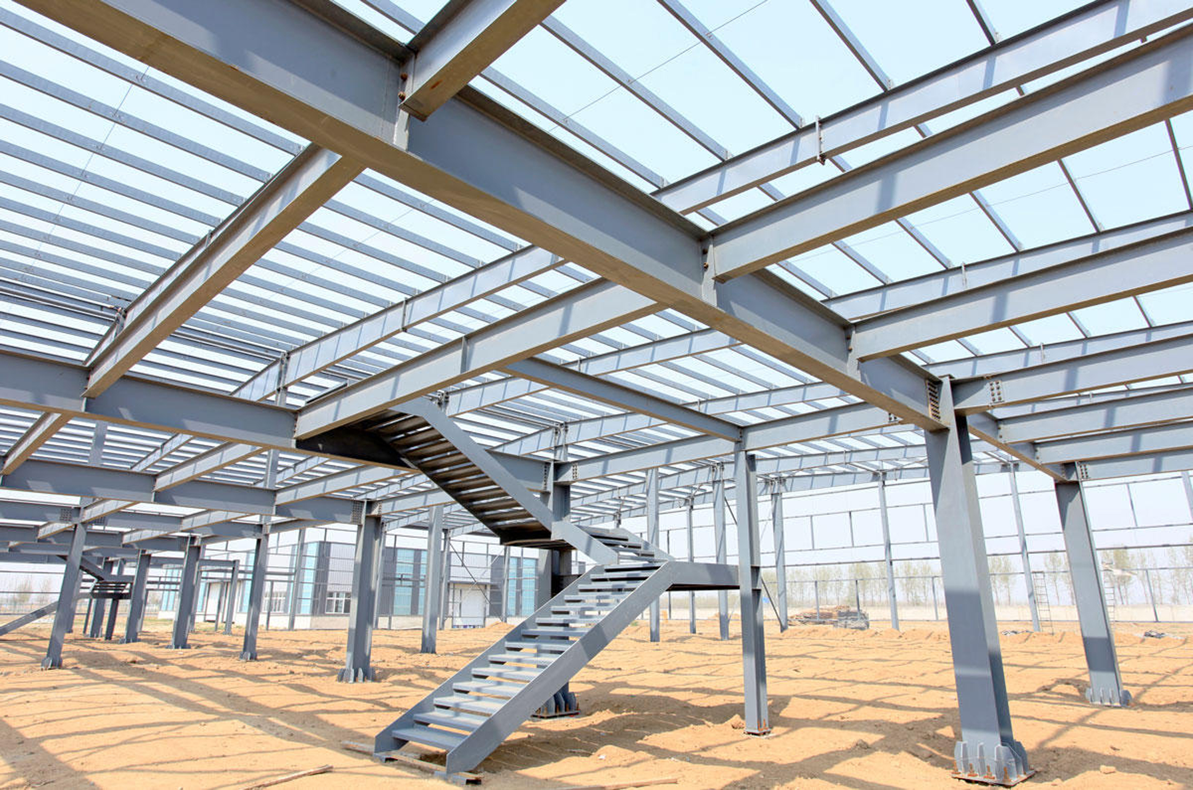 Multi Floor steel structure supplier with high anti corrosion